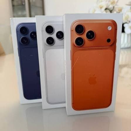 Caixas lacradas de iPhone 17 Pro